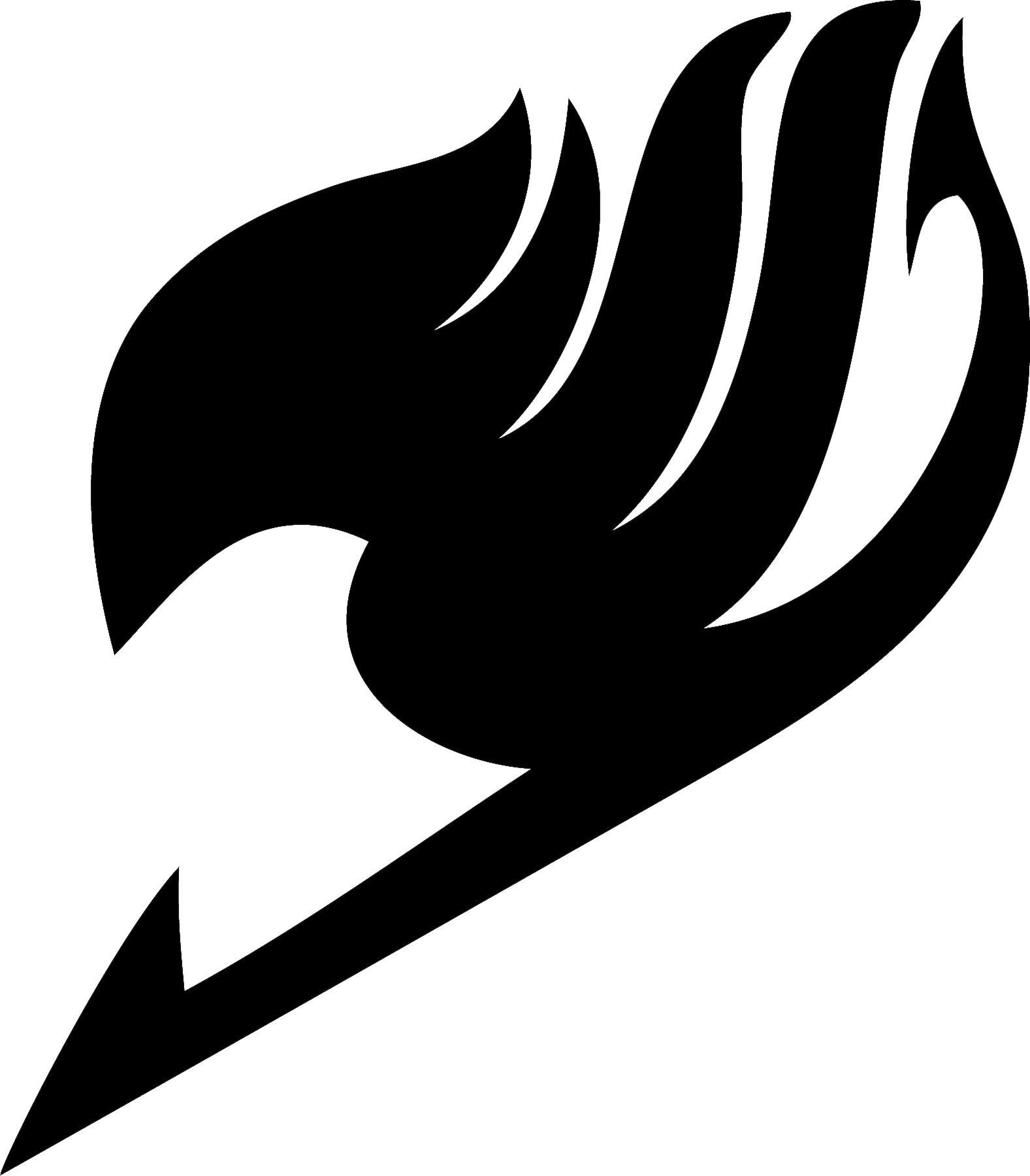 Fairy Tail Png Pic (black, white)