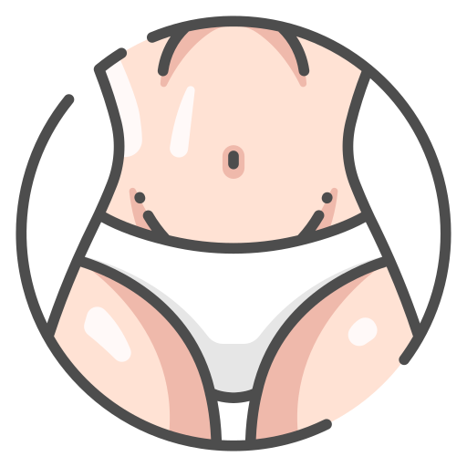 Waist Female Body Icon Free Transparent Png Icon Download (white, beige, black, gray, pink)