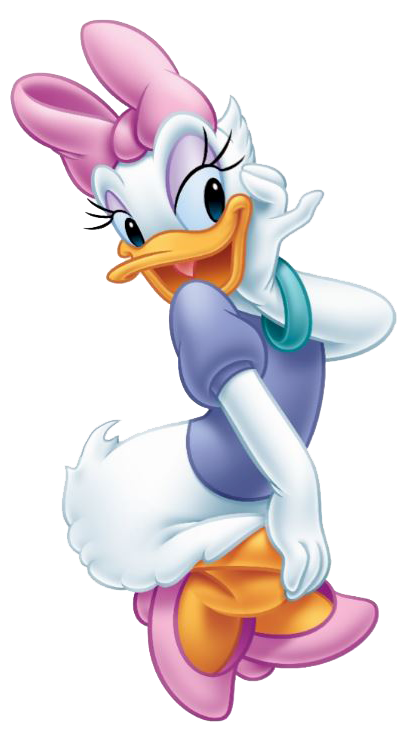 Daisy Duck Png File (white)