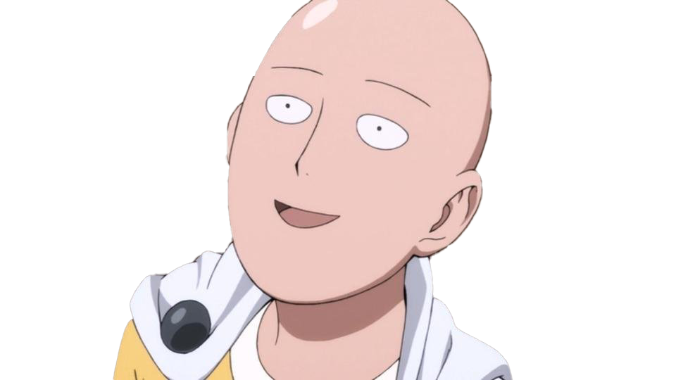 Saitama Png Image (pink, white)