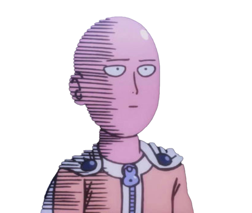 Saitama Transparent Images Png (silver, white, plum)