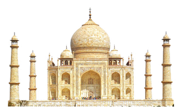 Taj Mahal Fort Png Photos (white)