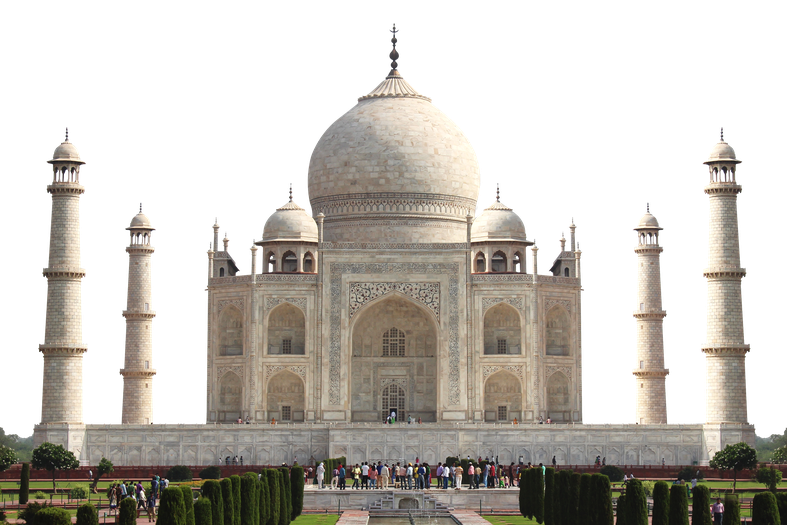 Taj Mahal Png Image (black)