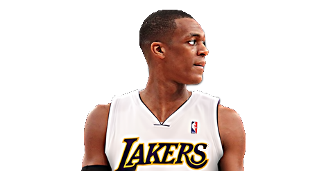 Rajon Rondo Lakers Png (lavender, black, white)