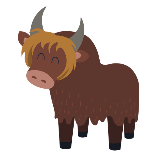 Yak Transparent Png (black, gray, maroon, chocolate, olive)