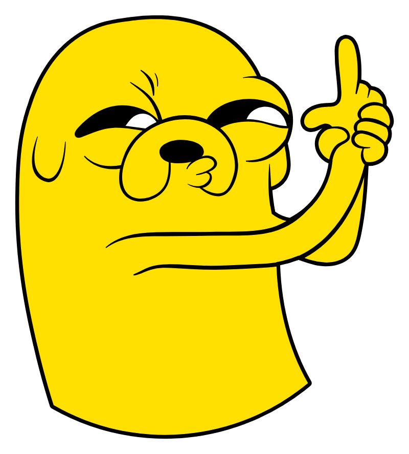 Jake Adventure Time Background Png (gold, black, white)