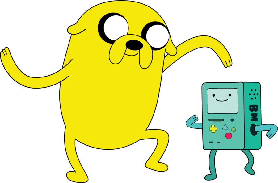 Jake Adventure Time Png Pic (gold, black, white, yellow)