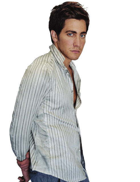 Jake Gyllenhaal Png File (silver, black)