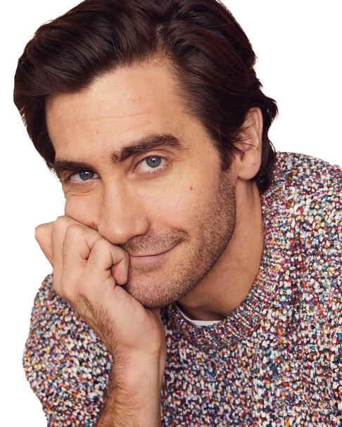 Jake Gyllenhaal Png Isolated Image (pink, black, salmon)