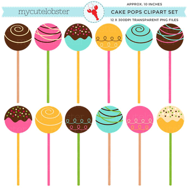 Cake Pop Png Photo (black, maroon, mint, salmon, gray)