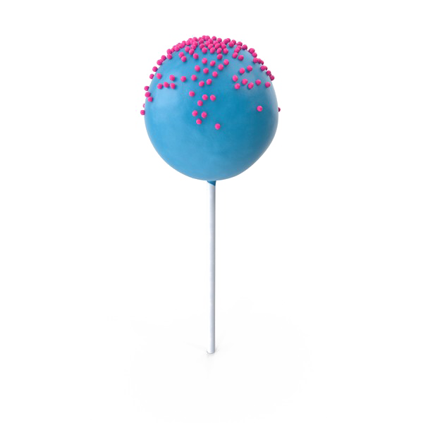 Cake Pop Png Transparent Image (white)