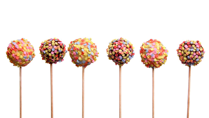 Cake Pop Transparent Png (black)