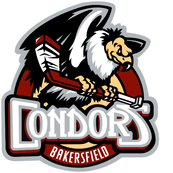 Bakersfield Condors Png Pic (white, maroon, black, silver)