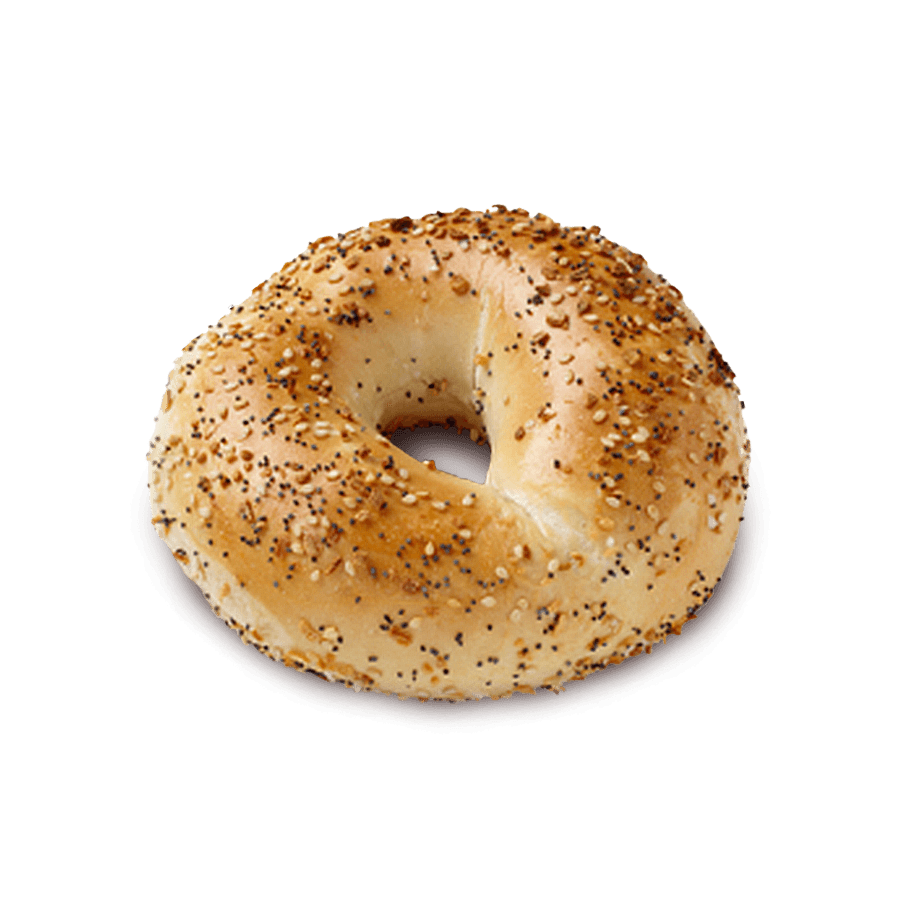 Bakery Bagel Png Transparent Image (black)