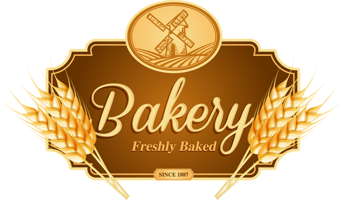 Bakery Png Clipart (maroon, black, olive)