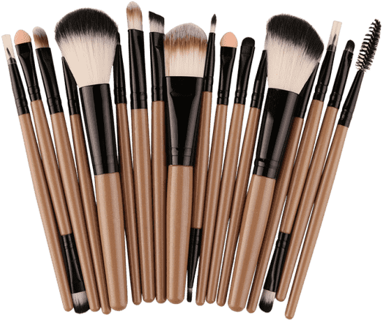 Makeup Brush Png Clipart (black, pink)