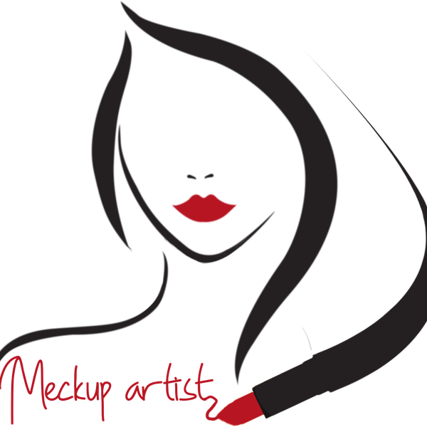 Makeup Png (black, maroon)