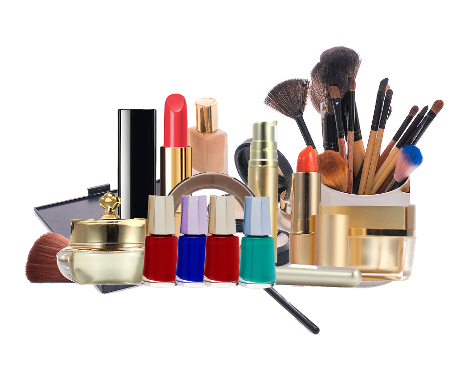 Makeup Tools No Background (black, white)