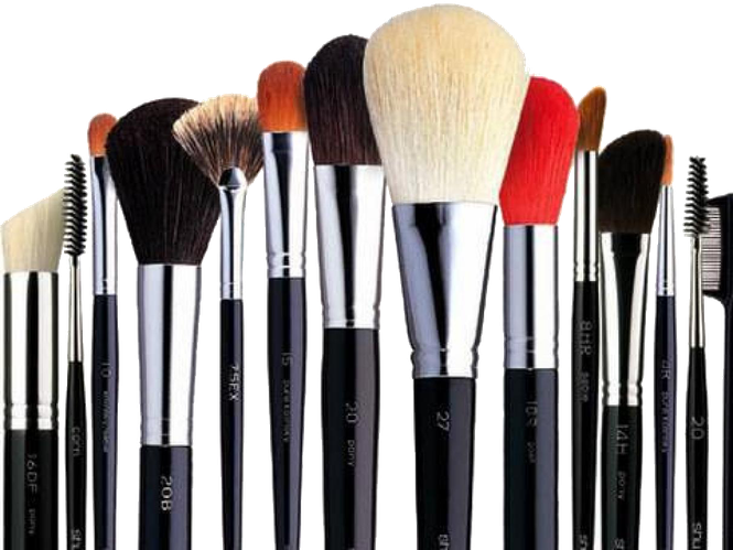 Makeup Tools Png File (black, white)