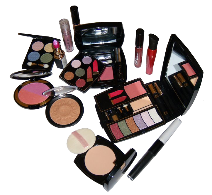 Makeup Tools Png Image File (black, white)