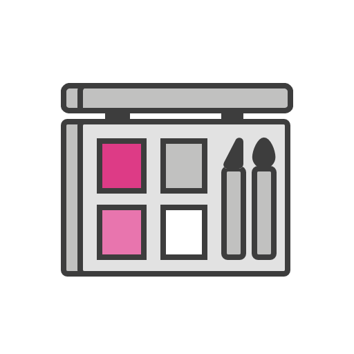 Makeup Bagicon Free Png Icon Download (silver, salmon, white, black, lavender)