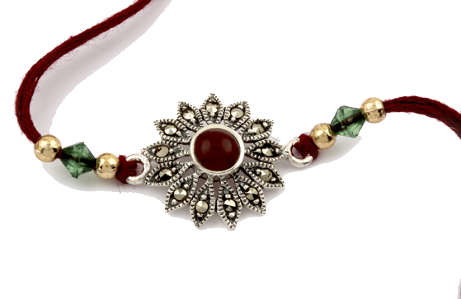 Rakhi (black, white, silver)