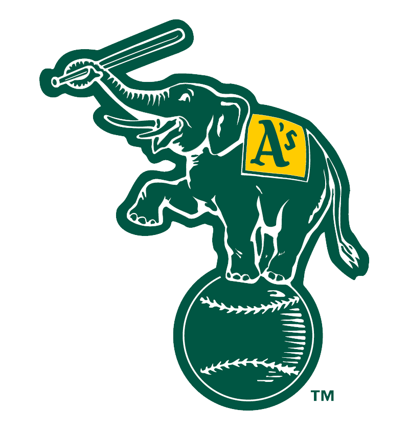 Oakland Athletics Png Image (green, white, teal)