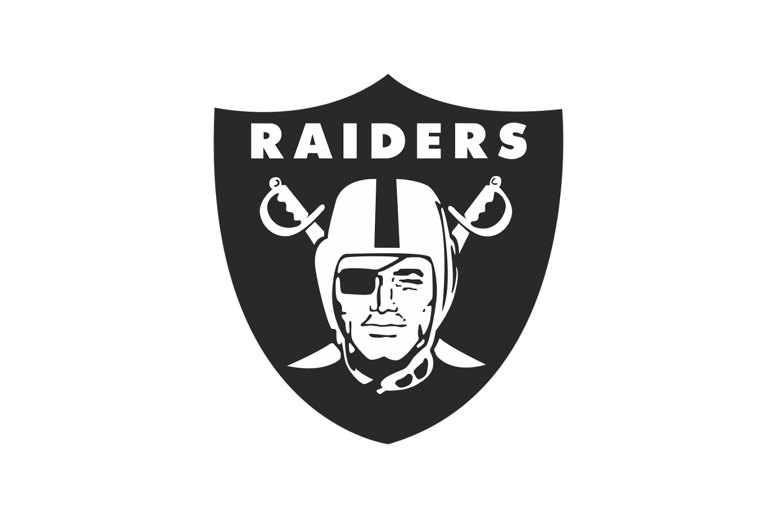 Oakland Raiders Png Image (white, gray, black)