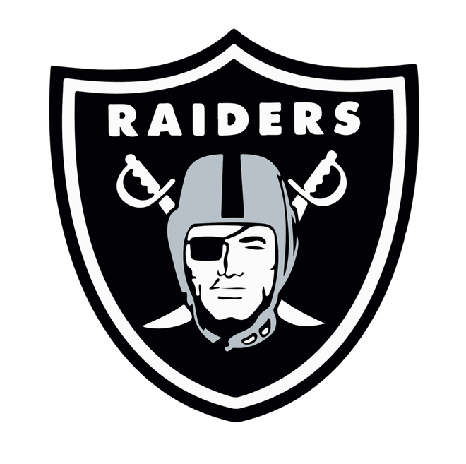 Oakland Raiders Png Isolated File (white, silver, black)