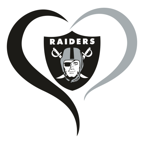 Oakland Raiders Png (gray, black, silver)