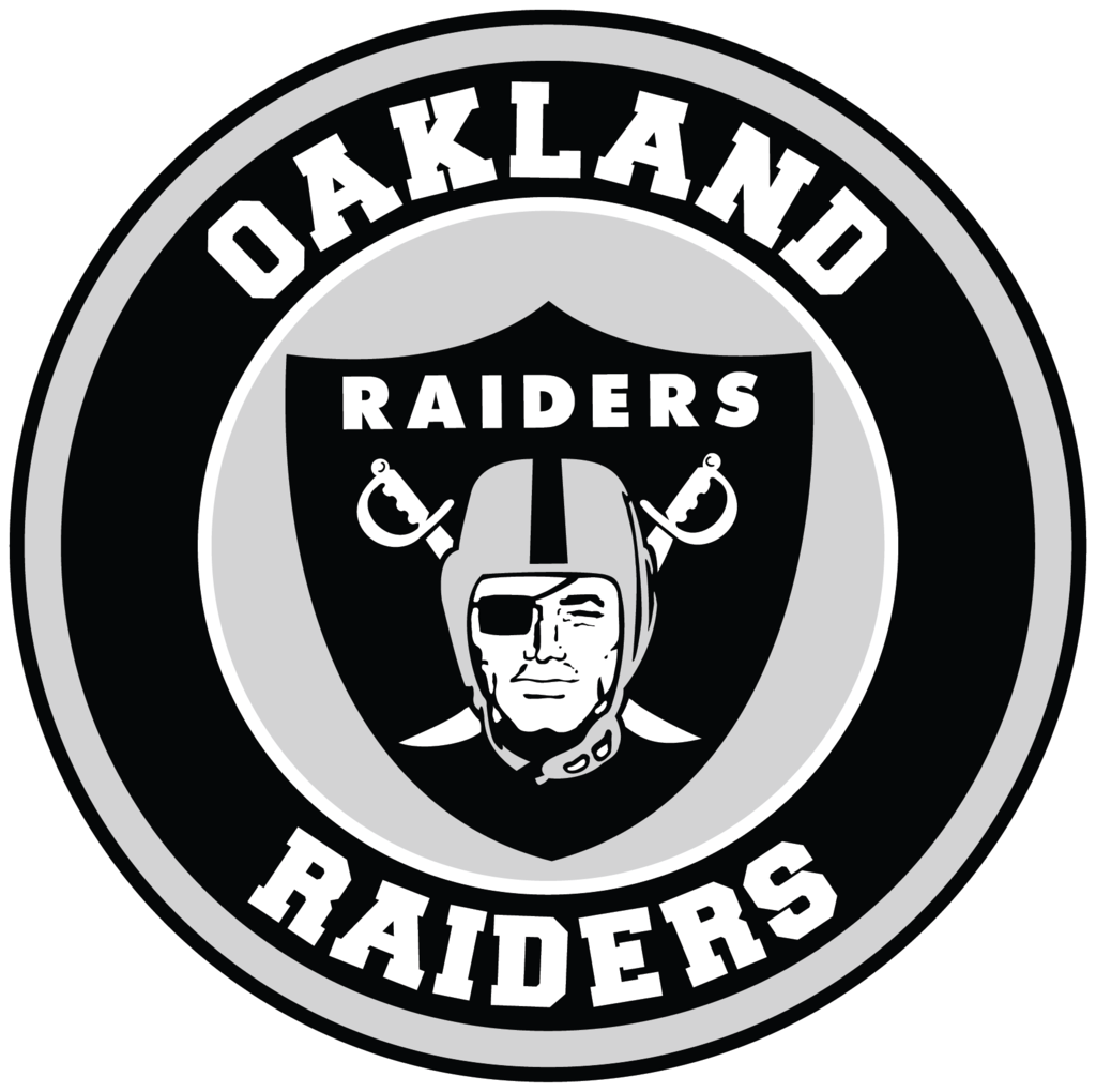 Oakland Raiders Transparent Png (white, silver, lavender, black)