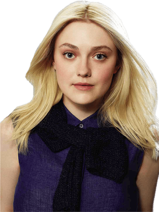 Dakota Fanning Png File (black)