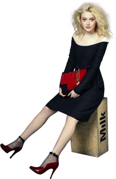 Dakota Fanning Png Pic (black)