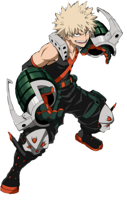 Bakugou Png Image (pink, black)