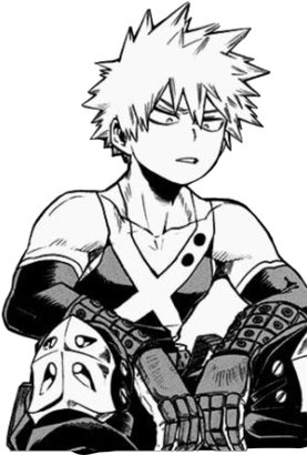 Bakugou Transparent Background (white, black)