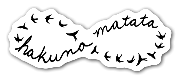 Hakuna Matata Logo Png Hd (black, white)