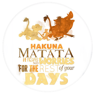 Hakuna Matata Png Hd (black, white)