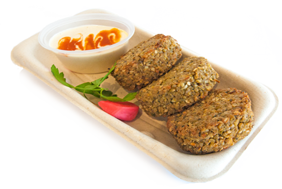 Falafel Transparent Png (black, white)