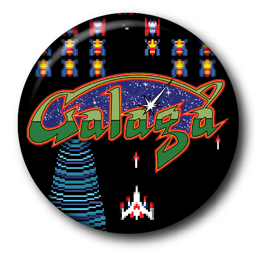 Galaga Logo Png Clipart (black, green, white)