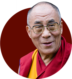 Dalai Lama Png Isolated Pic (black, maroon)