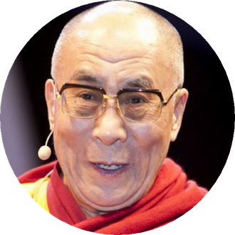 Dalai Lama Png Pic (black)