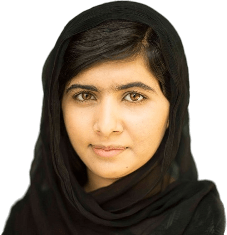 Malala Yousafzai Png Hd (black)