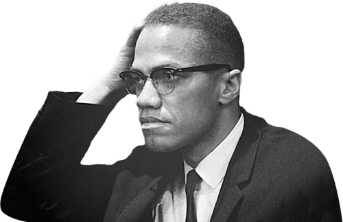 Malcolm X Png Clipart (indigo, gray, black)