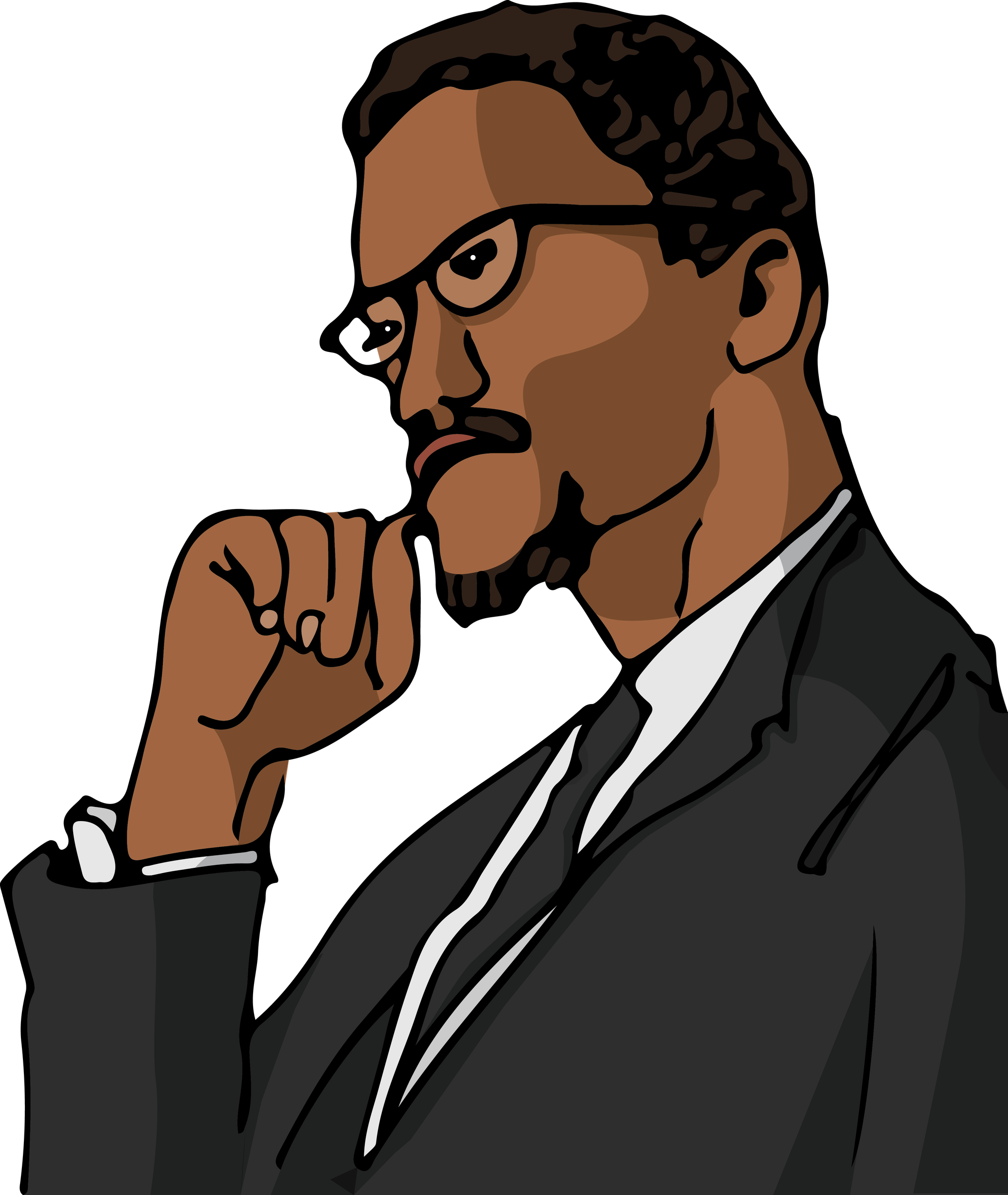 Malcolm X Png Hd Isolated (olive, chocolate, black)