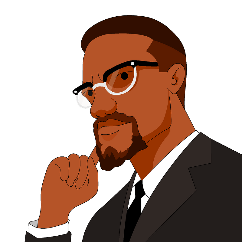 Malcolm X Png Photos (gray, maroon, chocolate, black, white)