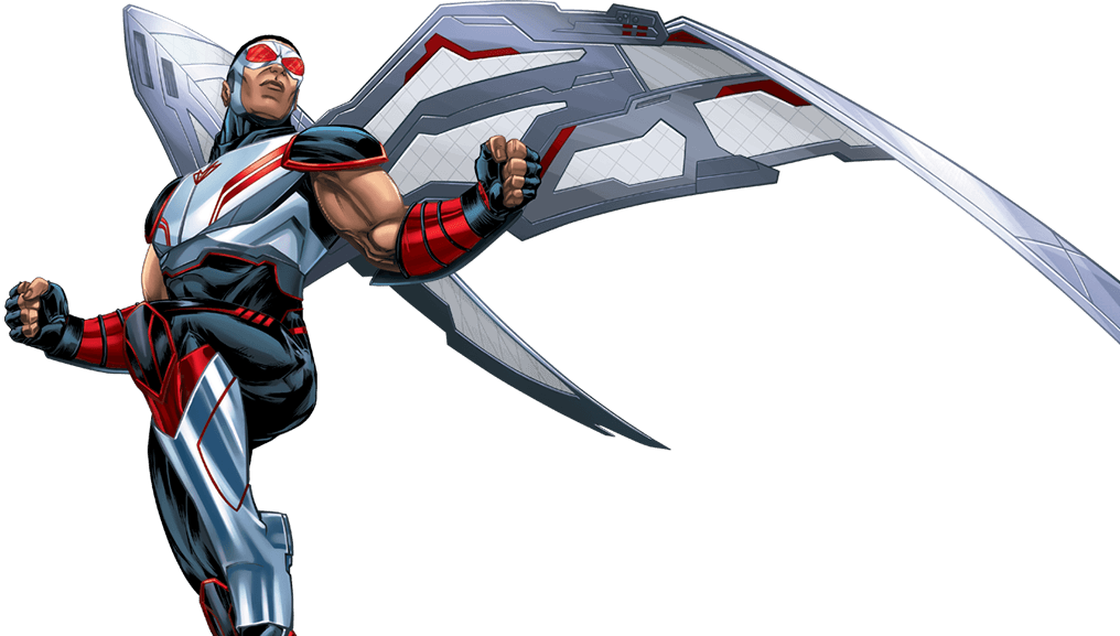 Falcon Marvel Png Hd Isolated (black, silver)