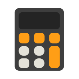 Calculator Free Nobackground Png Icon Download (beige, orange, black, indigo)