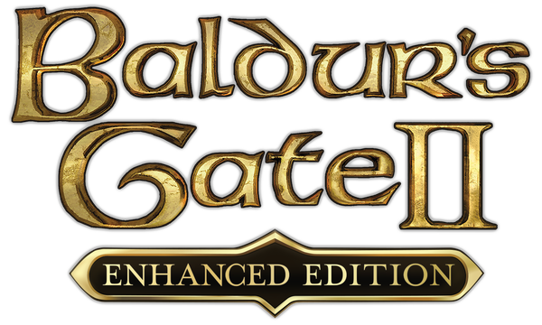 Baldurs Gate Ii Shadows Of Amn Logo Png Image (black)