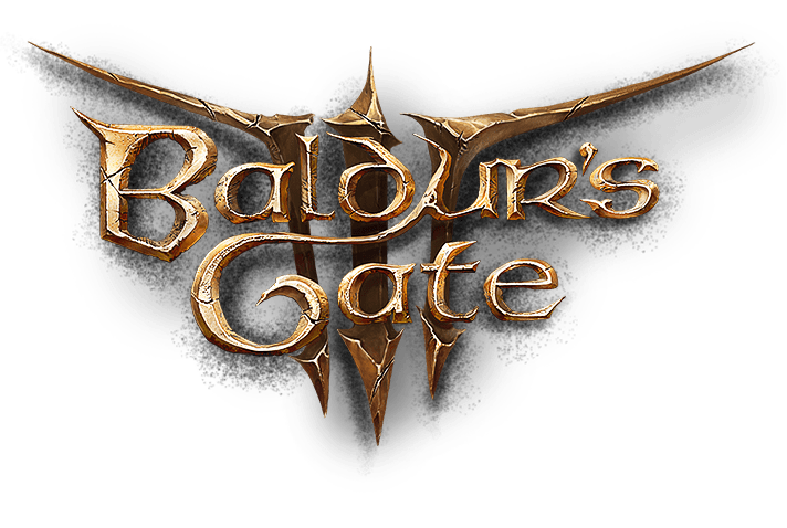 Baldurs Gate Ii Shadows Of Amn Logo Png Photo (black, gray)