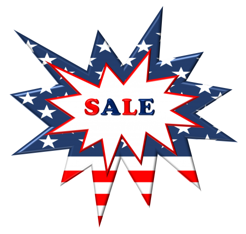 Sale Badge Transparent Background (black, navy, red, white)